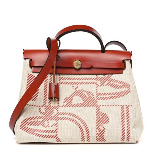 2022 Toile H and Vache Hunter Brides de Gala Herbag Zip 31 satchel