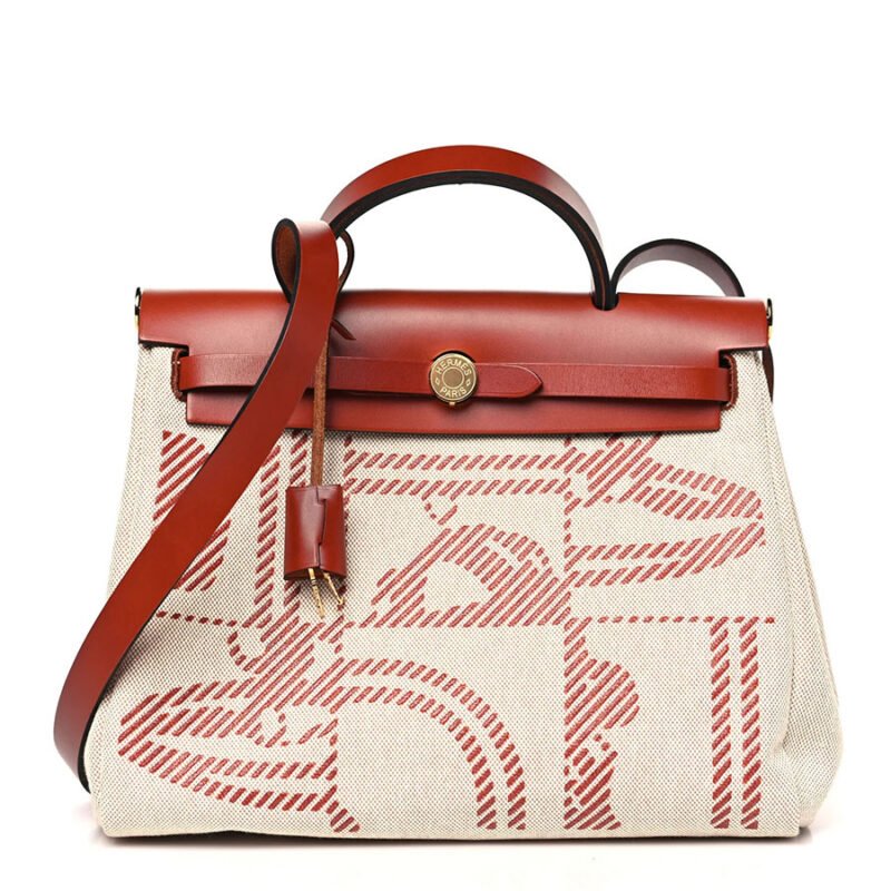 2022 Toile H and Vache Hunter Brides de Gala Herbag Zip 31 satchel