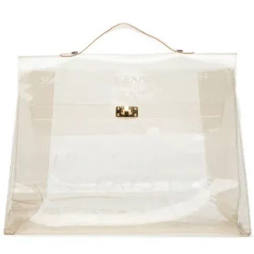 1997 Vinyl Souvenir De L Exposition Kelly handbag