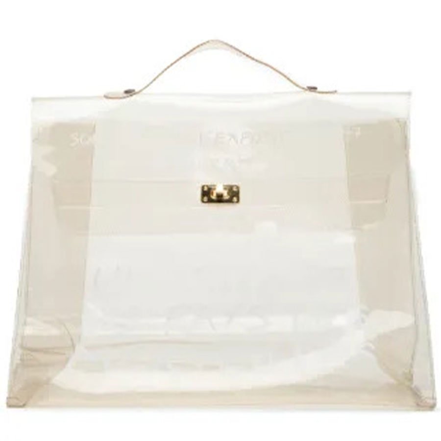 1997 Vinyl Souvenir De L Exposition Kelly handbag